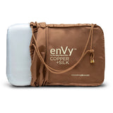 enVy COPPER powered Organic Latex Pillow (SILK Pillowcase)