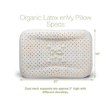 enVy COPPER powered Organic Latex Pillow (SILK Pillowcase)
